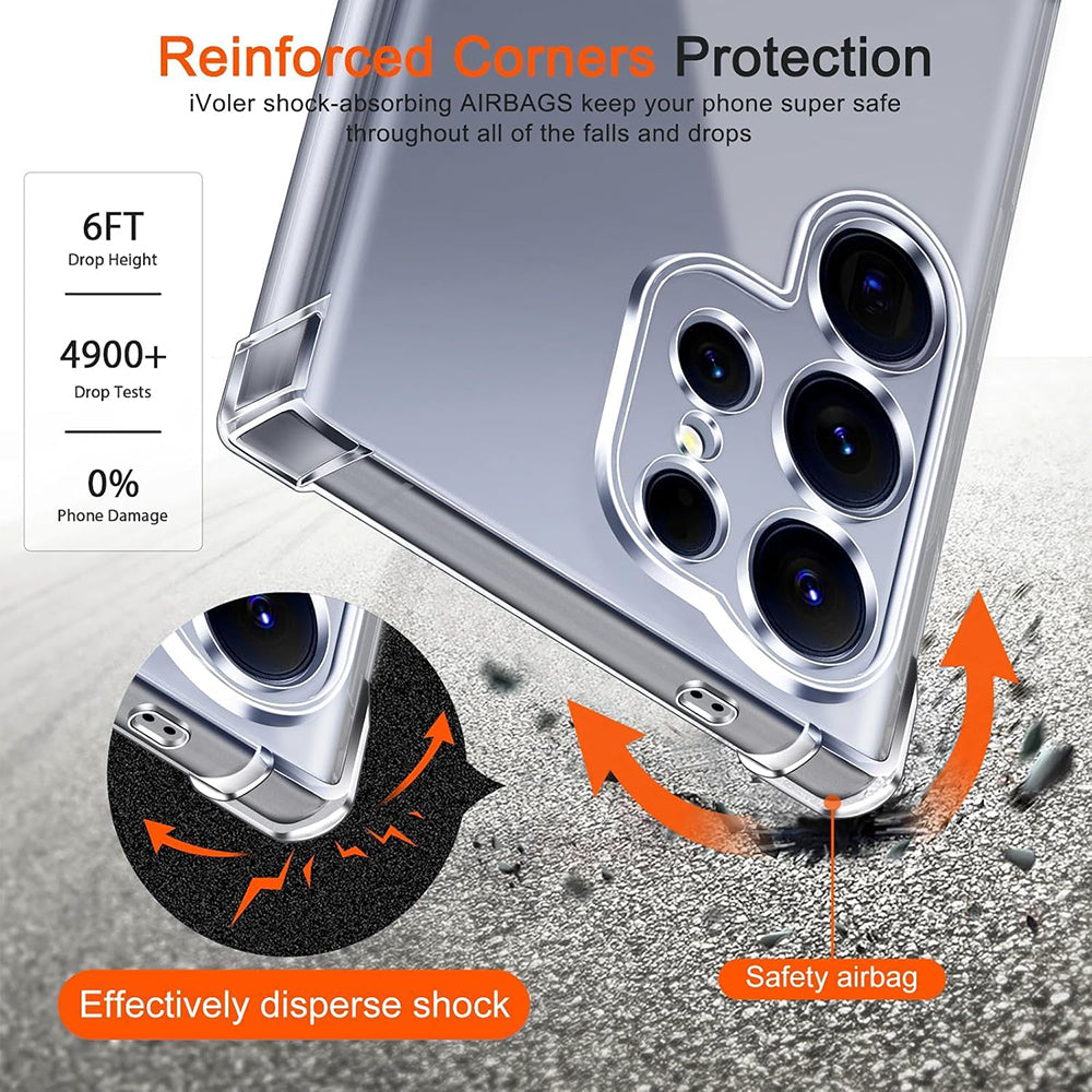 Puzdro MagSafe pre Samsung Galaxy S26 Ultra, Techsuit, Shockproof, Transparentné