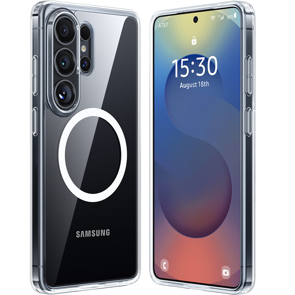 Puzdro MagSafe pre Samsung Galaxy S26 Ultra, Torras, Guardian, Transparentné