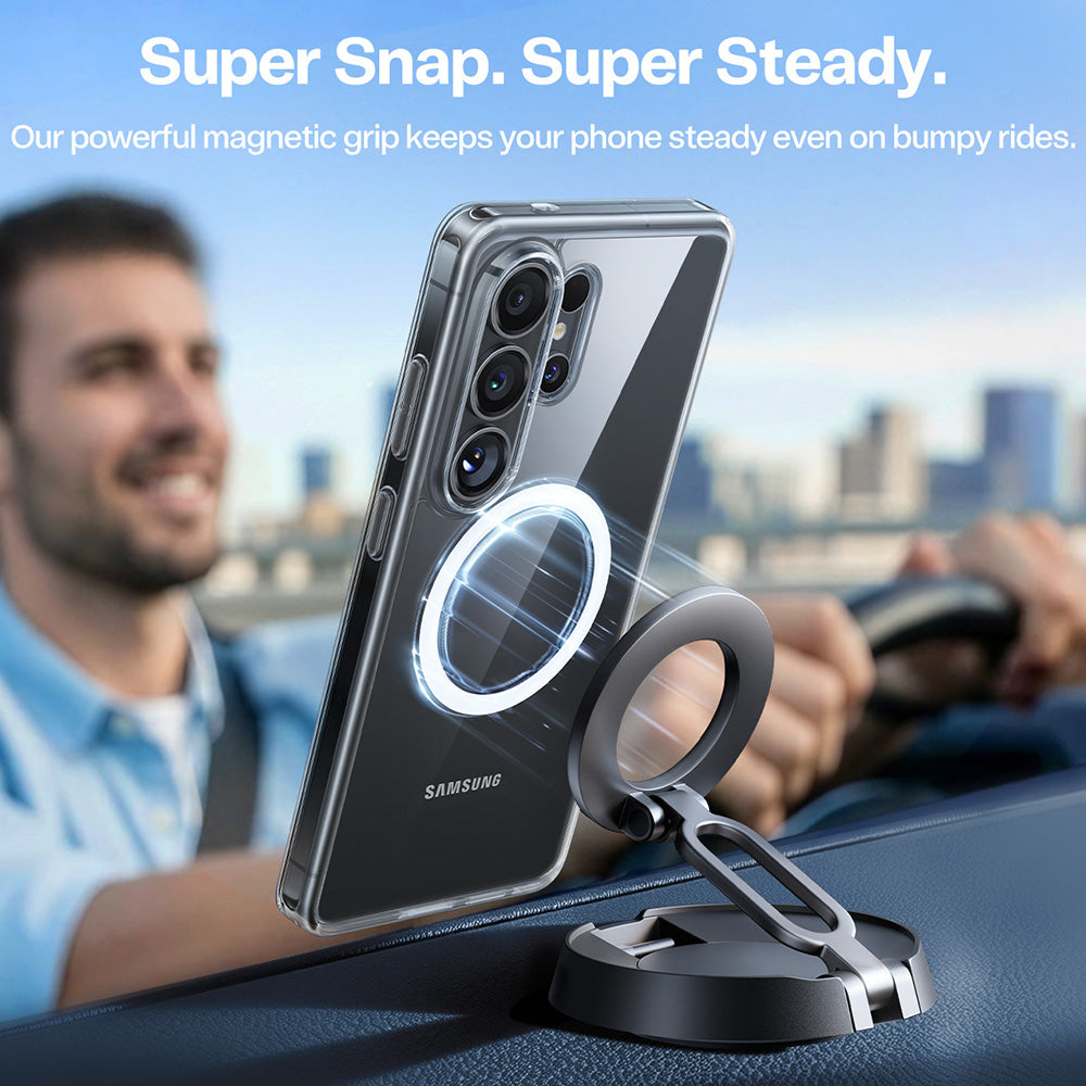 Puzdro MagSafe pre Samsung Galaxy S26 Ultra, Torras, Guardian, Transparentné