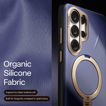 MagSafe Case for Samsung Galaxy S26 Ultra, Torras, QPRO Leather, Purple