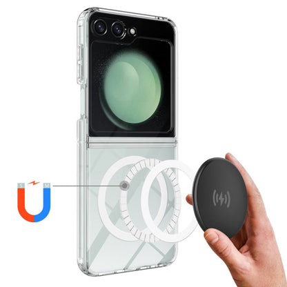 MagSafe Case for Samsung Galaxy Z Flip7 FE F761 / Z Flip6 F741, Techsuit, Pro, Transparent