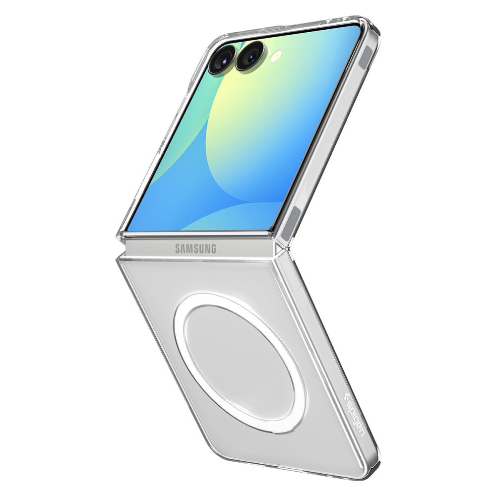 MagSafe puzdro pre Samsung Galaxy Z Flip7 F766, Spigen, Air Skin, priehľadné ACS09556