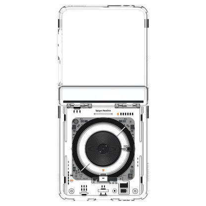 Puzdro MagSafe pre Samsung Galaxy Z Flip7 F766, Spigen, Ultra Hybrid Pro Neo One, Transparentné ACS09560
