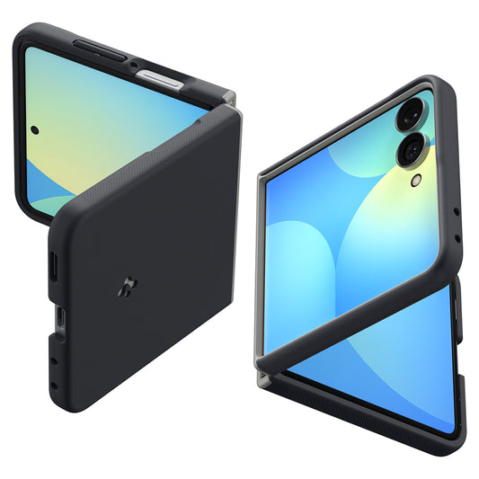 MagSafe puzdro pre Samsung Galaxy Z Flip8 F776, Spigen, Caseology Nano Pop, čierne ACS11523