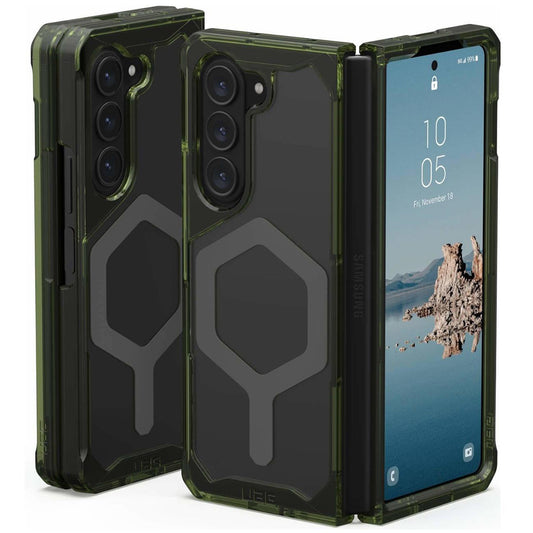 MagSafe puzdro pre Samsung Galaxy Z Fold5 F946, Urban Armor Gear, Plyo Pro, Zeleno-sivé