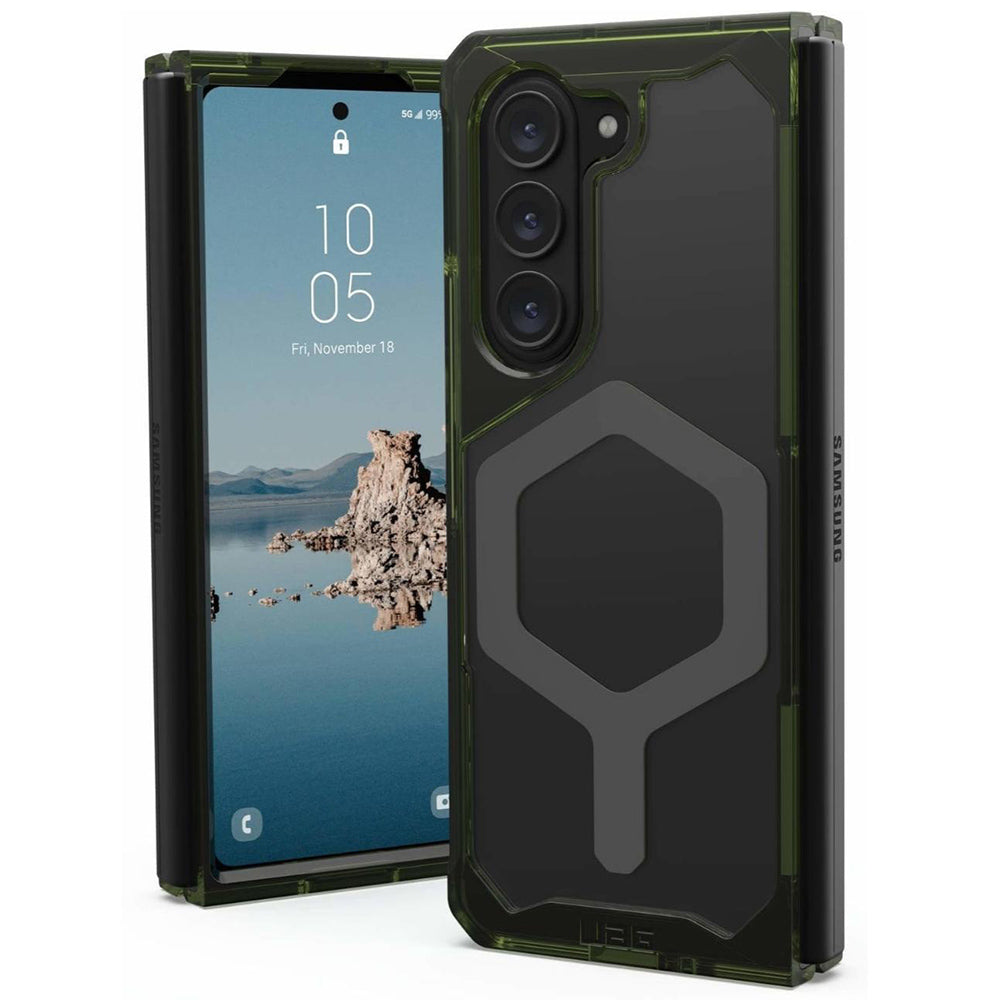 MagSafe puzdro pre Samsung Galaxy Z Fold5 F946, Urban Armor Gear, Plyo Pro, Zeleno-sivé