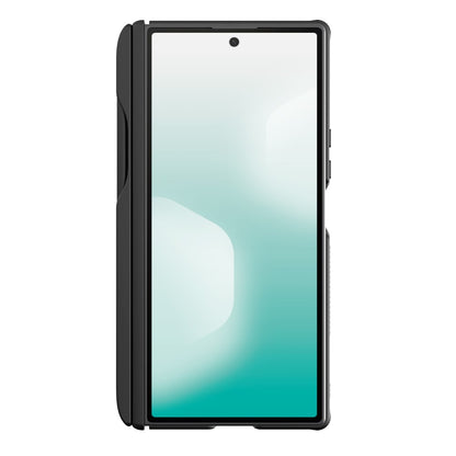 MagSafe puzdro pre Samsung Galaxy Z Fold7 F966, Nillkin, CarboProp s priehľadným čiernym krytom objektívu a držiakom na S-Pen, čierne