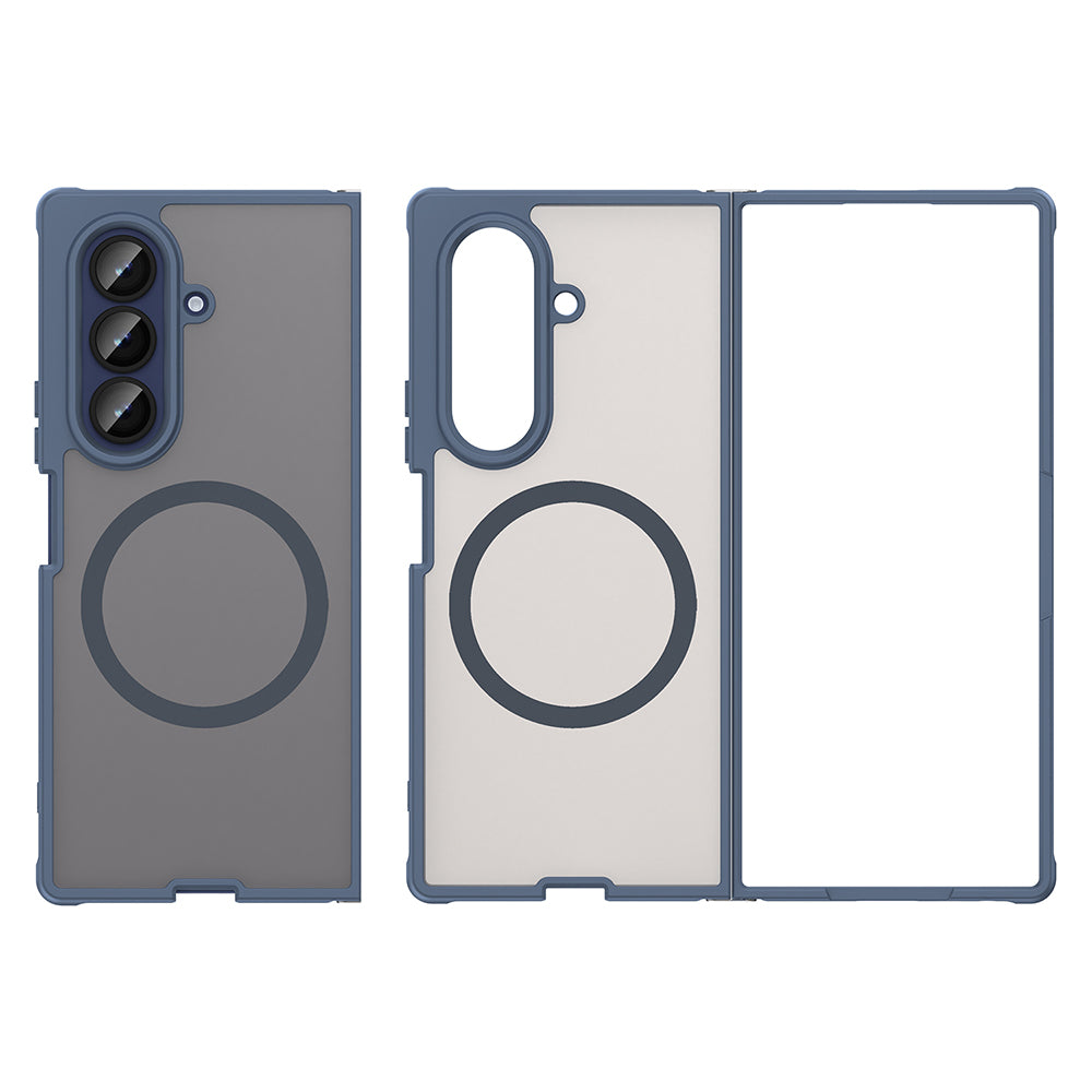 MagSafe puzdro pre Samsung Galaxy Z Fold7 F966, Techsuit, HaloFrost II, Tmavomodrá