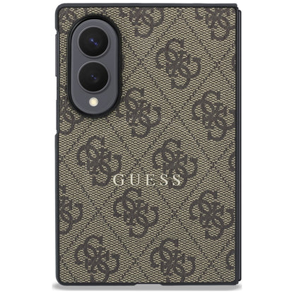MagSafe puzdro pre Samsung Galaxy Z Fold8 F971, Guess, 4G Leather Classic, Hnedé
