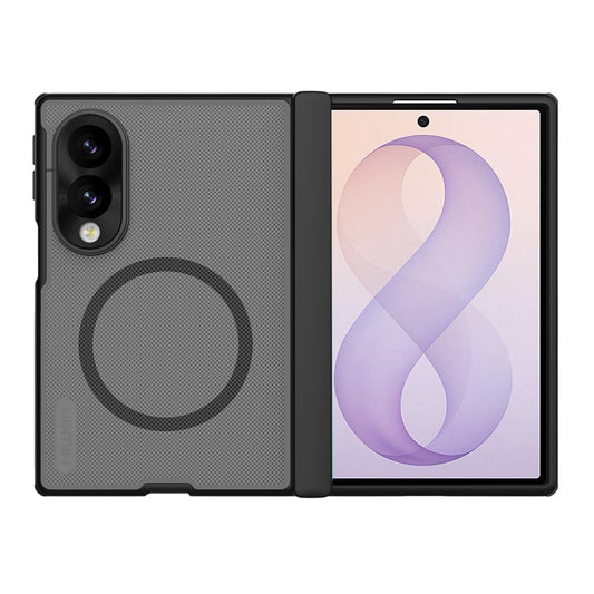 MagSafe Case for Samsung Galaxy Z Fold8 F971, Nillkin, Super Frosted Shield, Transparent Black