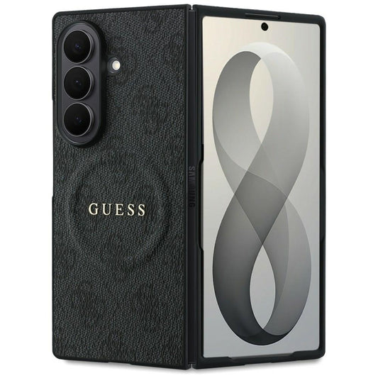 MagSafe puzdro pre Samsung Galaxy Z Fold8 Ultra F976, Guess, 4G Leather Classic, čierne