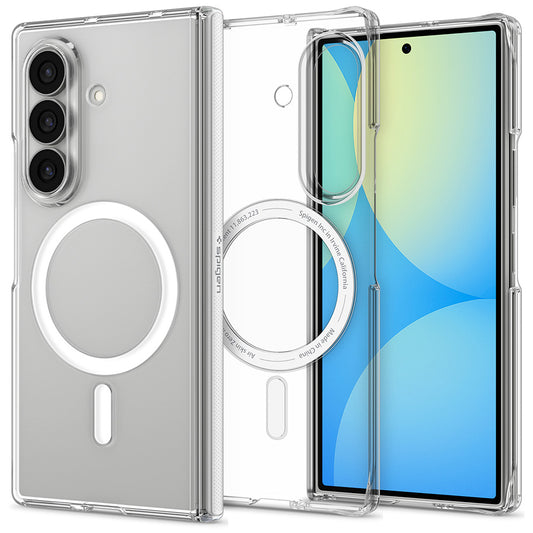MagSafe puzdro pre Samsung Galaxy Z Fold8 Ultra F976, Spigen, Air Skin Zero, Priehľadné biele ACS11495