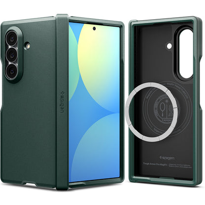 MagSafe puzdro pre Samsung Galaxy Z Fold8 Ultra F976, Spigen, Tough Armor Pro, zelené ACS11851
