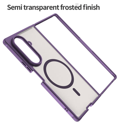 MagSafe puzdro pre Samsung Galaxy Z Fold8 Ultra F976, Techsuit, HaloFrost II, fialová