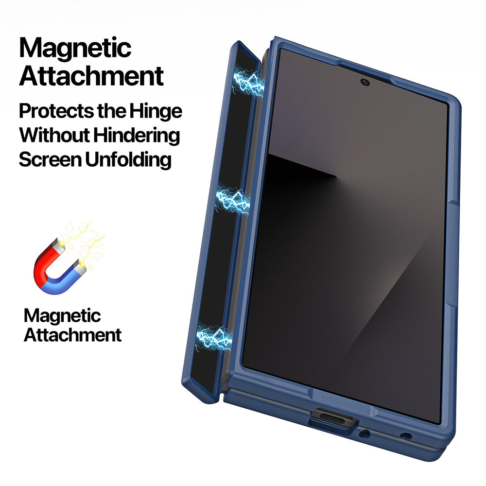 MagSafe puzdro pre Samsung Galaxy Z Fold8 Ultra F976 / Z Fold7 F966, DUX DUCIS, Yind, Sivá