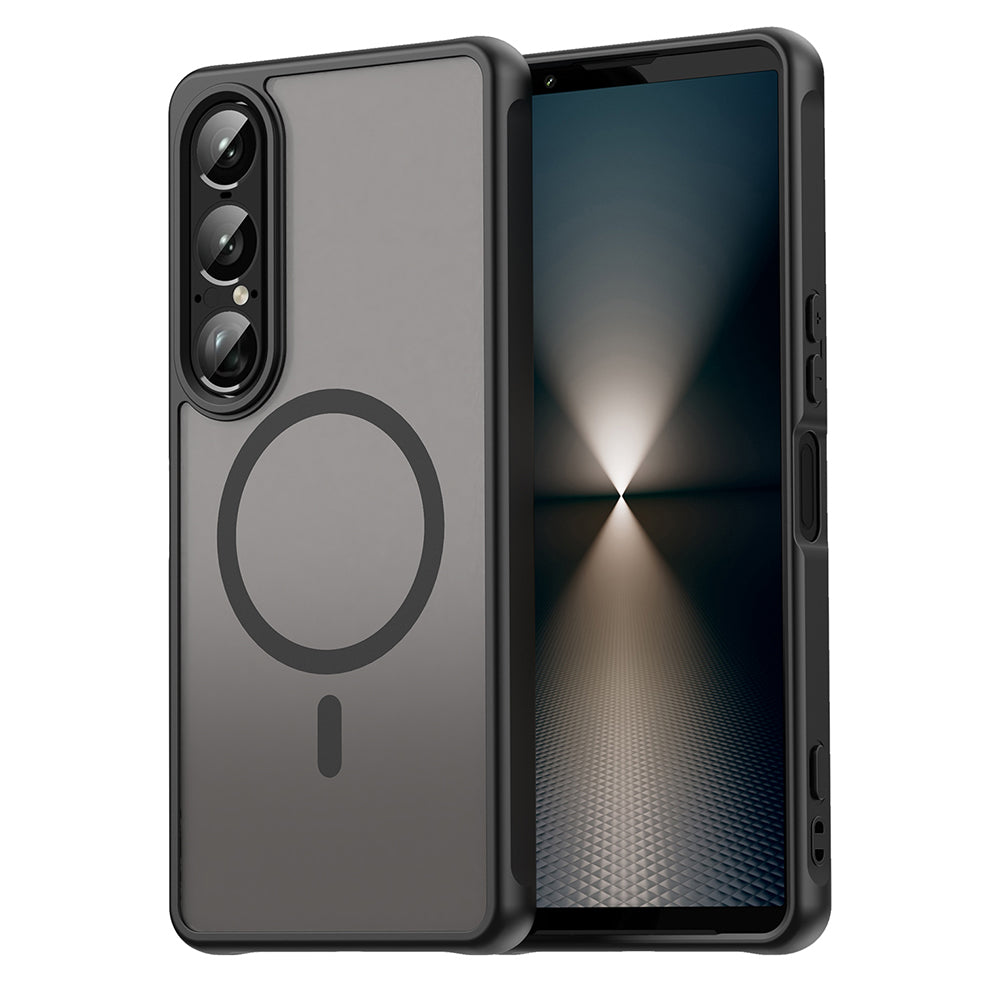 MagSafe puzdro pre Sony Xperia 1 VII, Techsuit, HaloFrost II, čierne