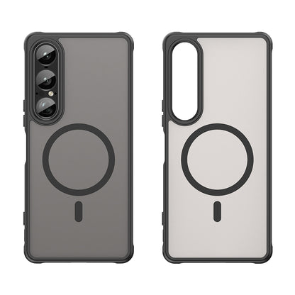 MagSafe puzdro pre Sony Xperia 1 VII, Techsuit, HaloFrost II, čierne