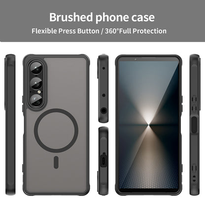 MagSafe puzdro pre Sony Xperia 1 VII, Techsuit, HaloFrost II, čierne
