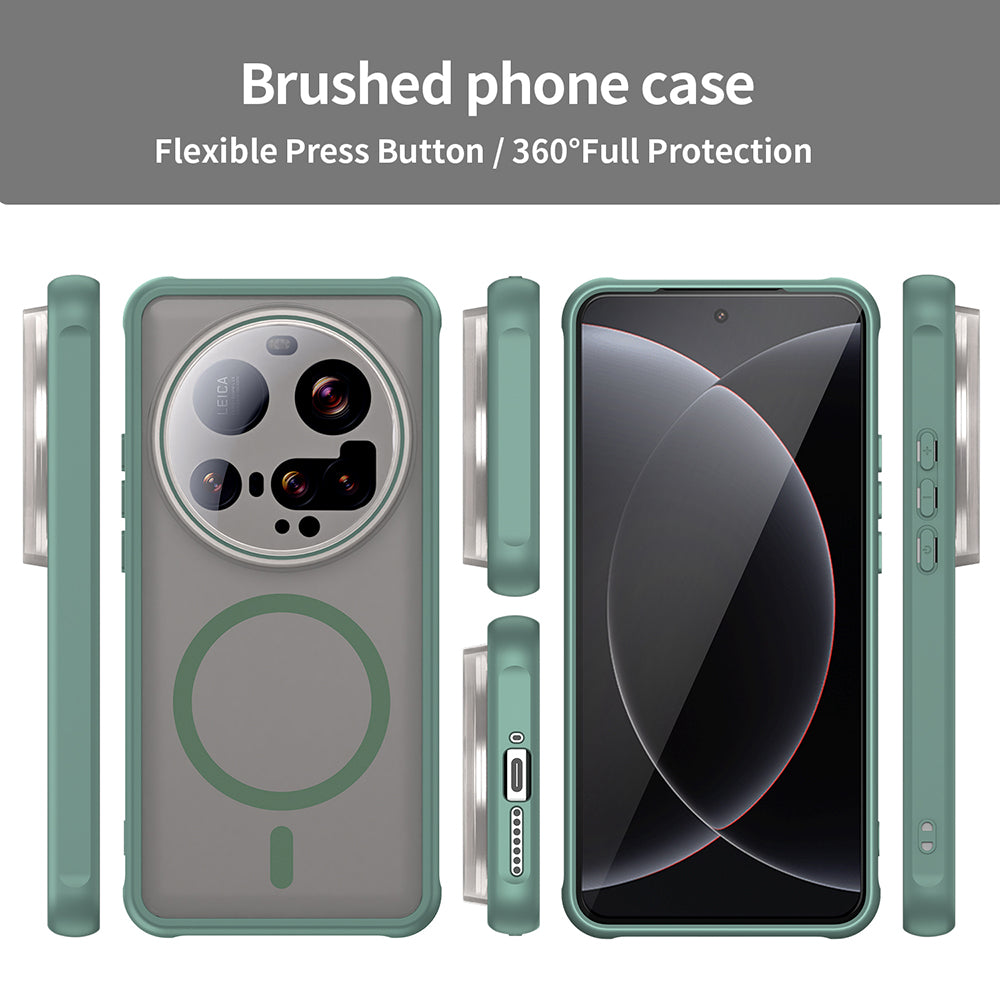 MagSafe puzdro pre Xiaomi 15 Ultra, Techsuit, HaloFrost II, Zelené