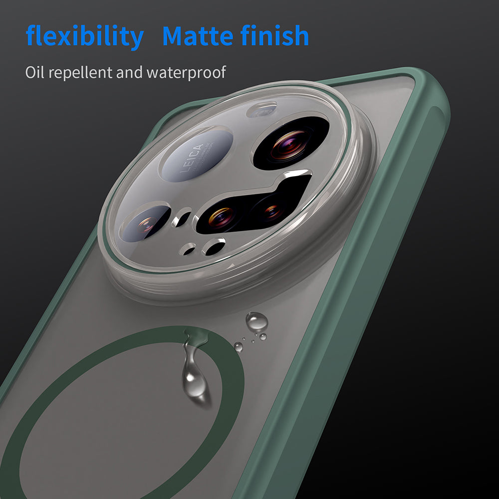 MagSafe puzdro pre Xiaomi 15 Ultra, Techsuit, HaloFrost II, Zelené