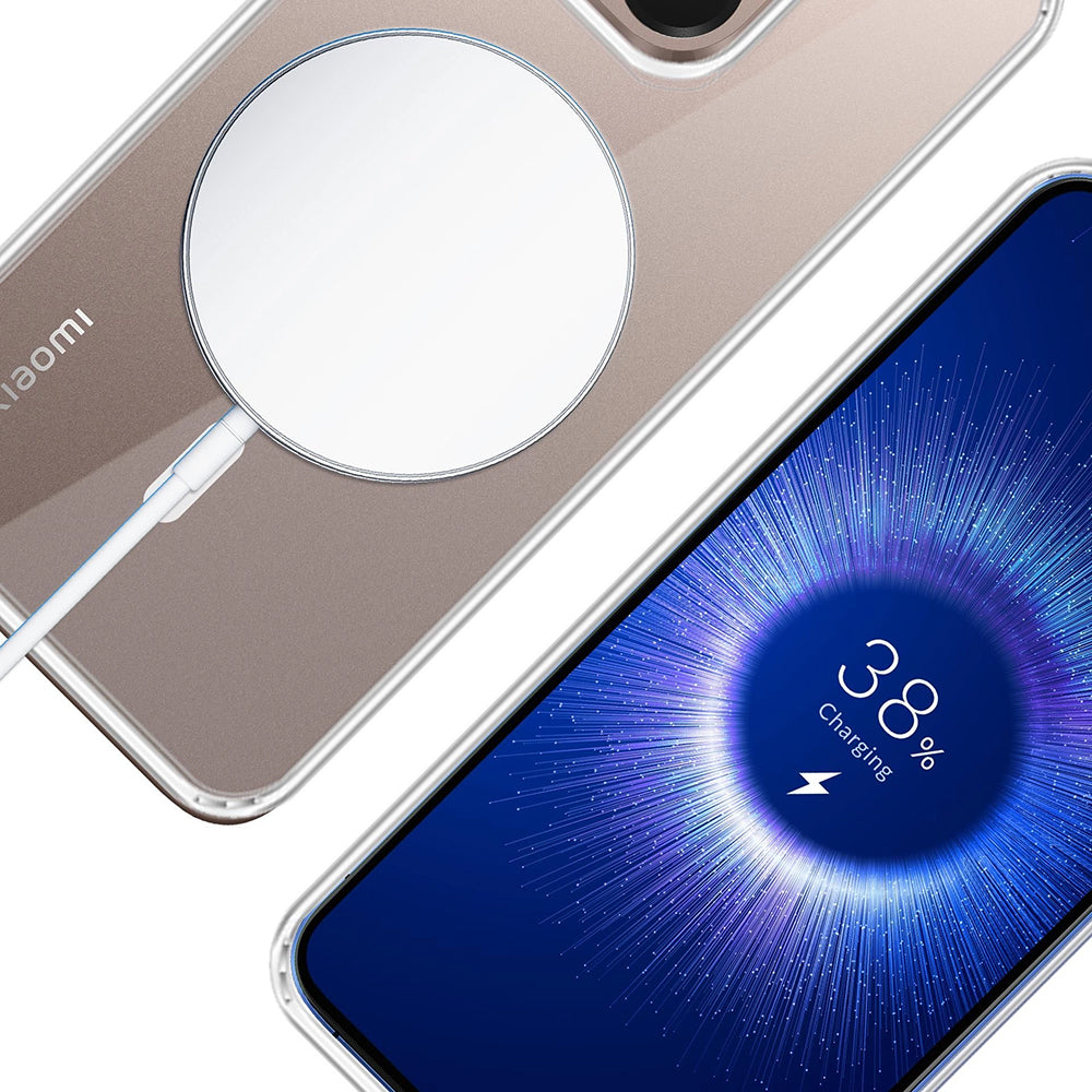 Puzdro MagSafe pre Xiaomi 15T, 3MK, Armor MagCase, Priehľadné