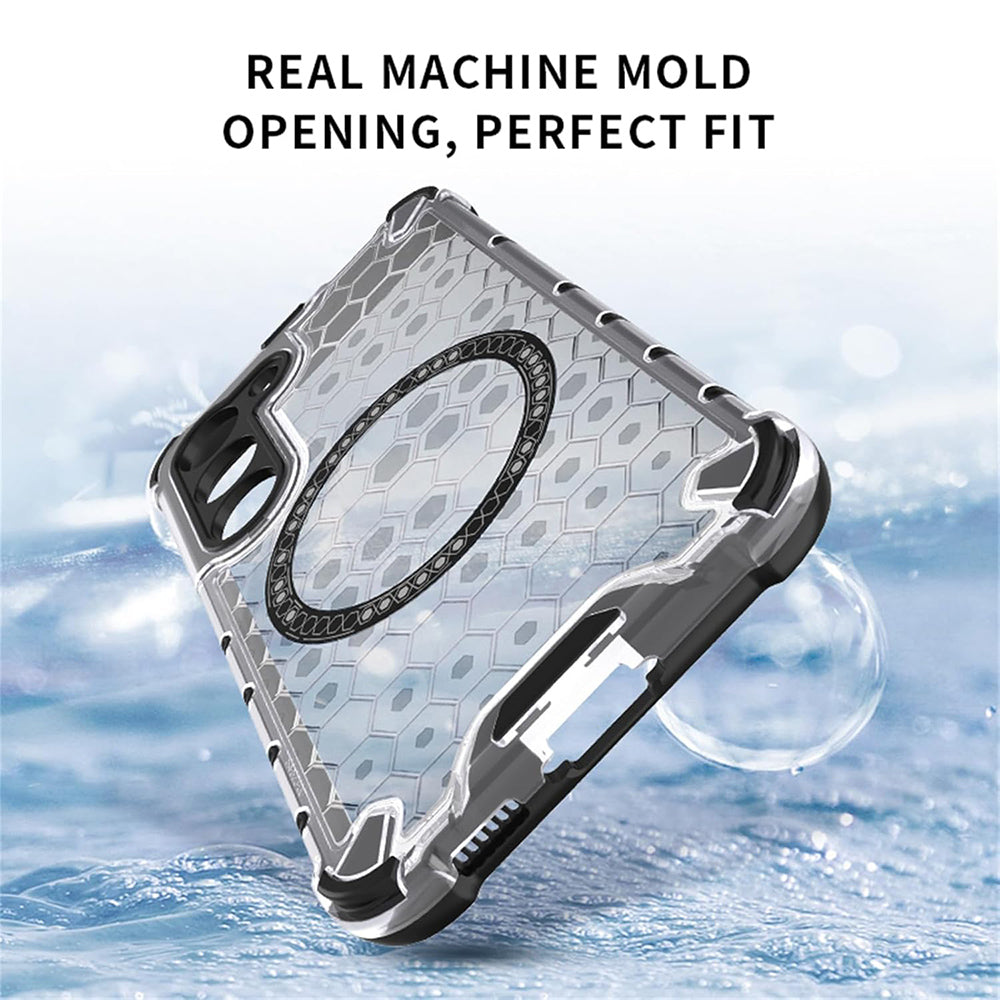 MagSafe Case for Xiaomi 15T Pro, Techsuit, HoneyComb Shield, Blue