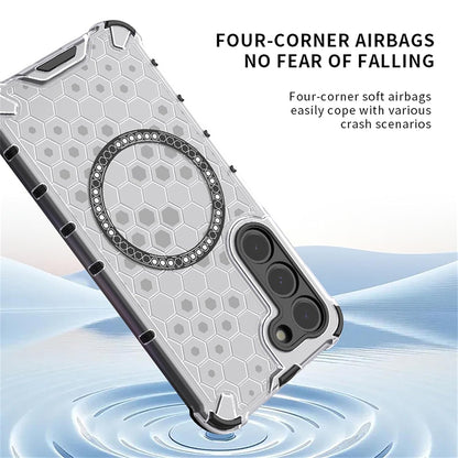 MagSafe Case for Xiaomi 15T Pro, Techsuit, HoneyComb Shield, Green