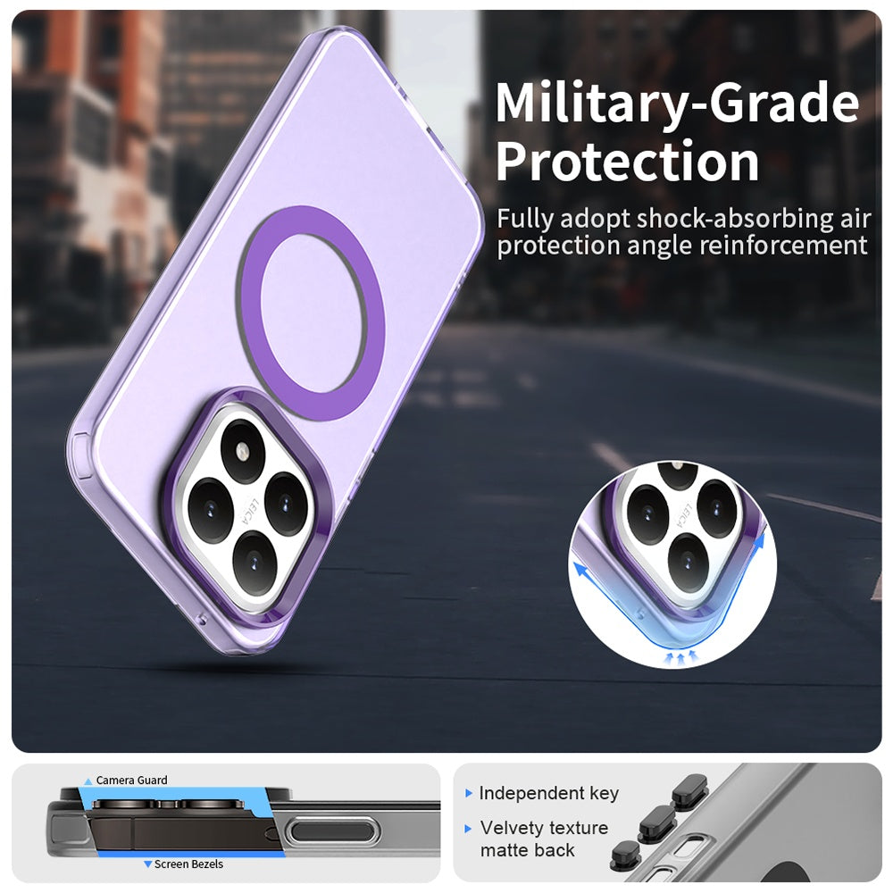 Puzdro MagSafe pre Xiaomi 15T, Techsuit, CandyCase, Fialové