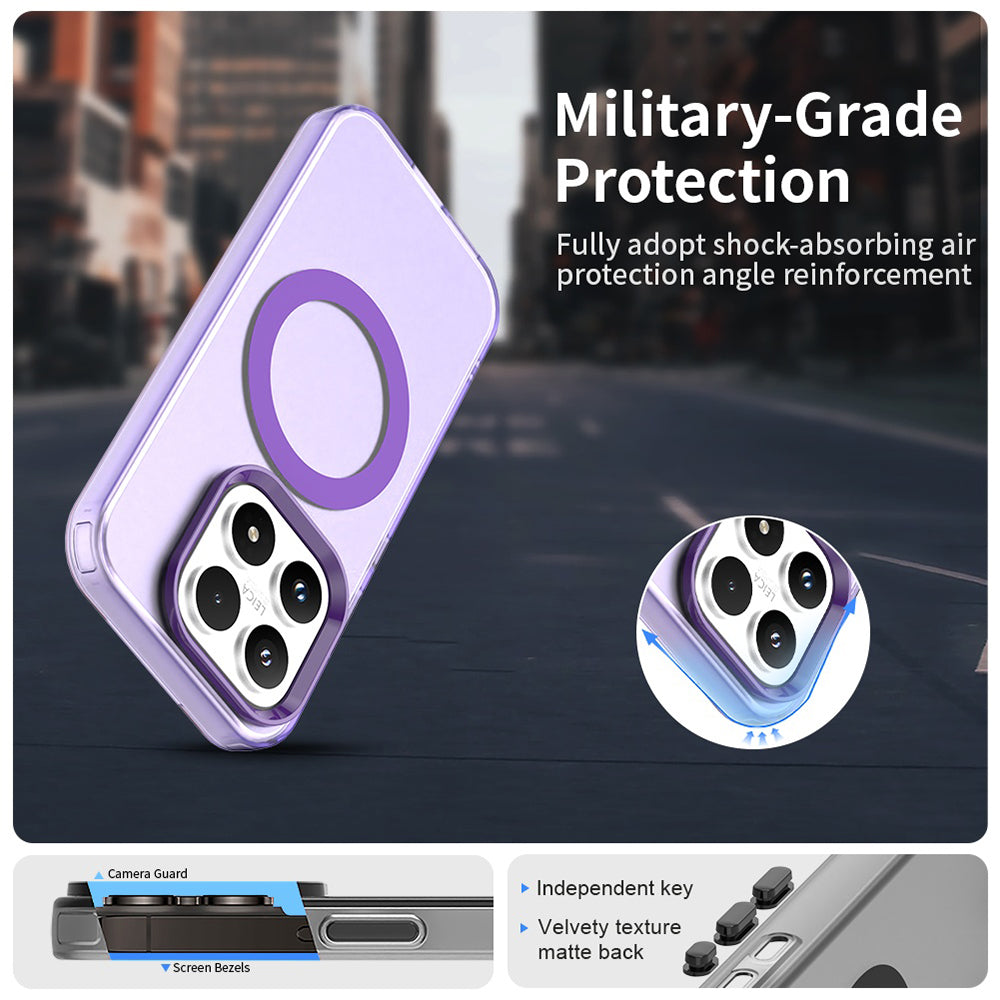 MagSafe Case for Xiaomi 17, Techsuit, CandyCase, Purple