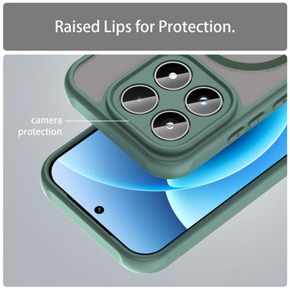 Puzdro MagSafe pre Xiaomi 17, Techsuit, HaloFrost II, Zelená