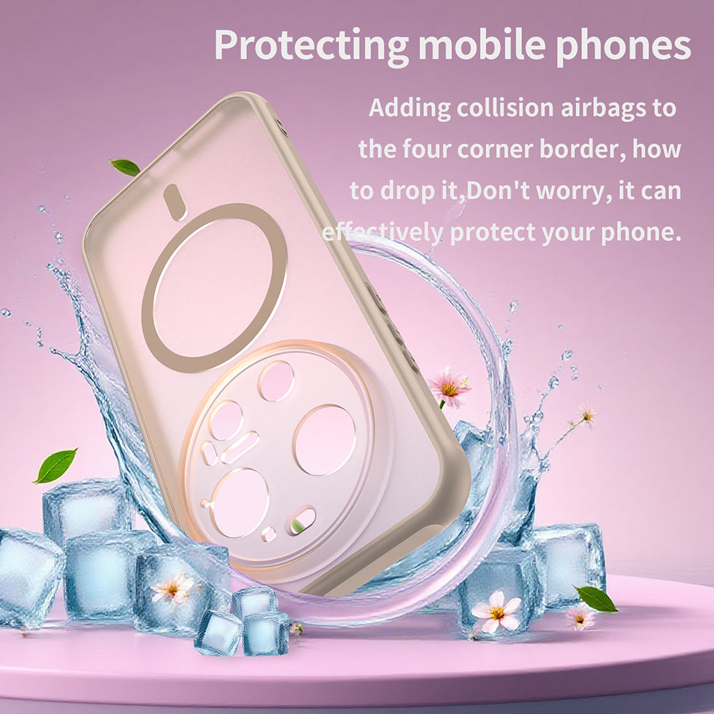 Puzdro MagSafe pre Xiaomi 17 Ultra, Techsuit, HaloFrost II, Zlaté