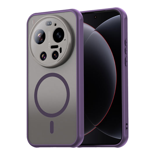 Puzdro MagSafe pre Xiaomi 17 Ultra, Techsuit, HaloFrost II, Fialové