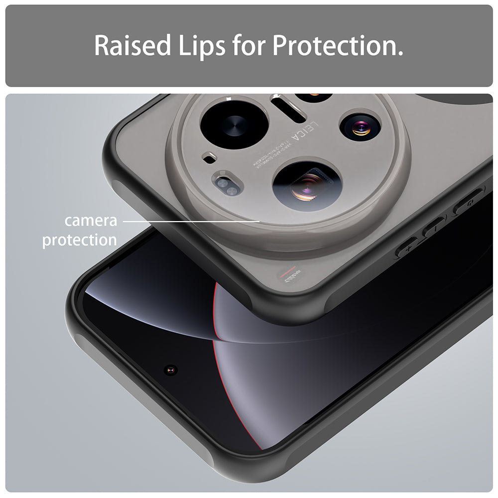 Puzdro MagSafe pre Xiaomi 17 Ultra, Techsuit, HaloFrost II, Čierne