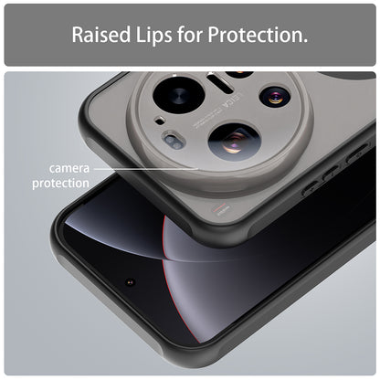Puzdro MagSafe pre Xiaomi 17 Ultra, Techsuit, HaloFrost II, Čierne