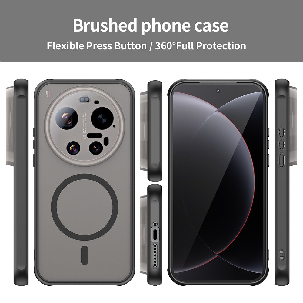 Puzdro MagSafe pre Xiaomi 17 Ultra, Techsuit, HaloFrost II, Čierne