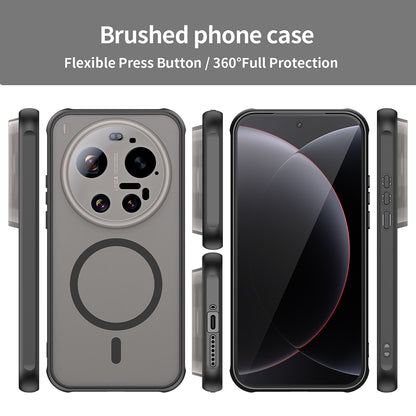 Puzdro MagSafe pre Xiaomi 17 Ultra, Techsuit, HaloFrost II, Čierne