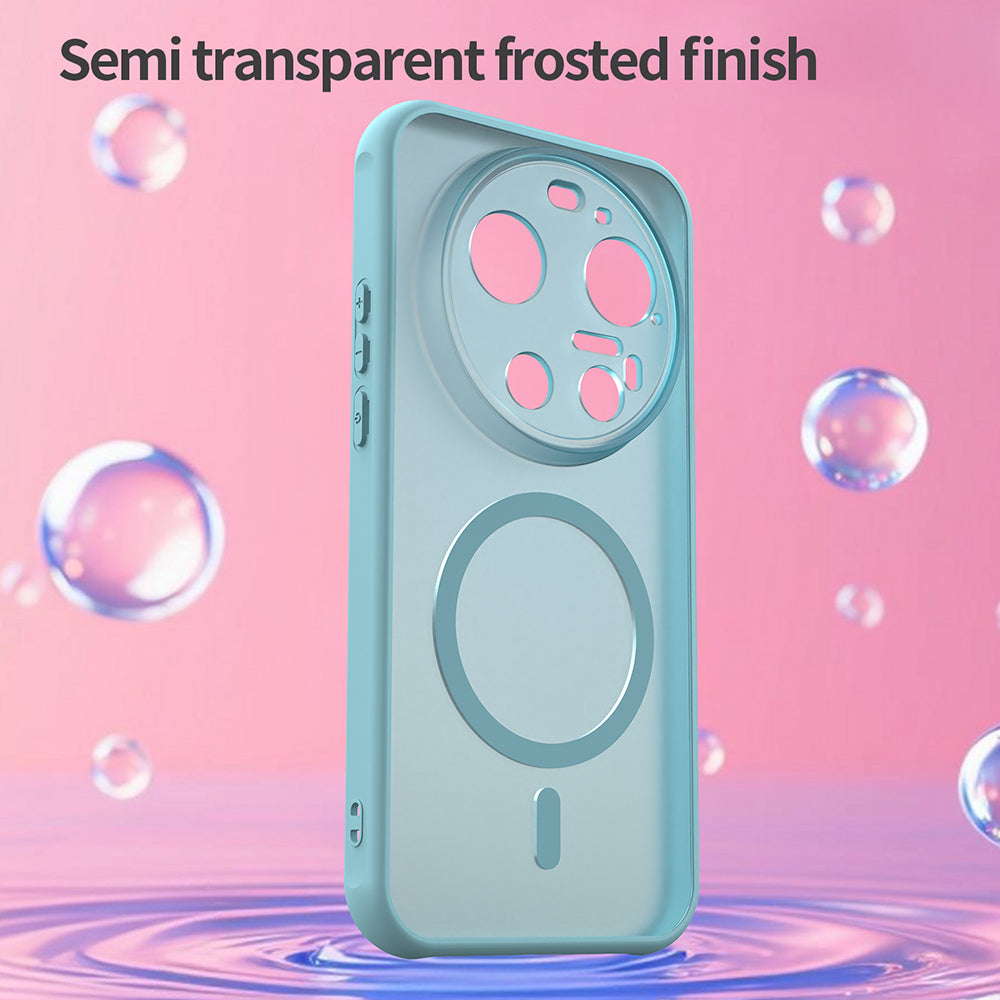 Puzdro MagSafe pre Xiaomi 17 Ultra, Techsuit, HaloFrost II, Svetlozelená