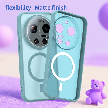Puzdro MagSafe pre Xiaomi 17 Ultra, Techsuit, HaloFrost II, Svetlozelená