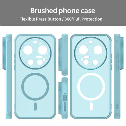 Puzdro MagSafe pre Xiaomi 17 Ultra, Techsuit, HaloFrost II, Svetlozelená