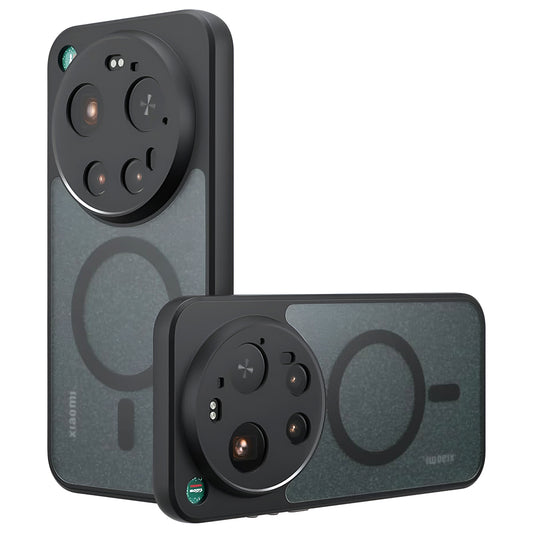 Puzdro MagSafe pre Xiaomi 17 Ultra, Techsuit, PureFrost, Saténová Čierna