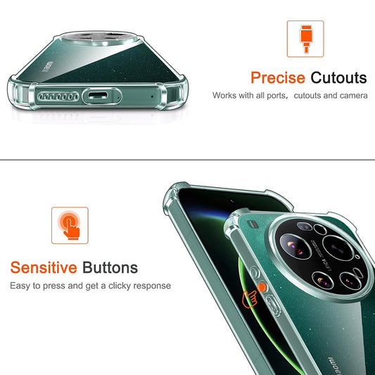 MagSafe puzdro pre Xiaomi 17 Ultra, Techsuit, nárazuvzdorné, priehľadné