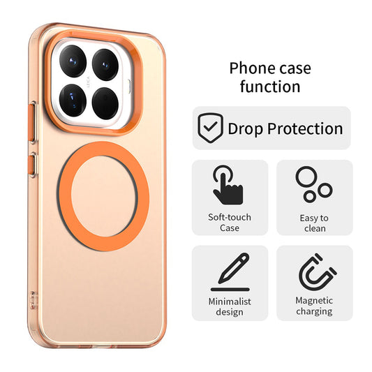 MagSafe puzdro pre Xiaomi 17T Pro, Techsuit, CandyCase, Oranžové