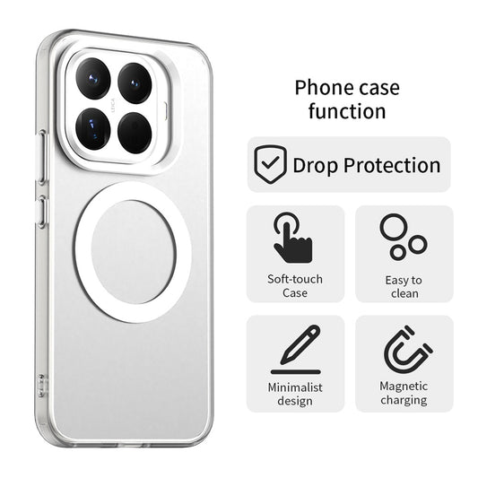MagSafe puzdro pre Xiaomi 17T, Techsuit, CandyCase, Biele