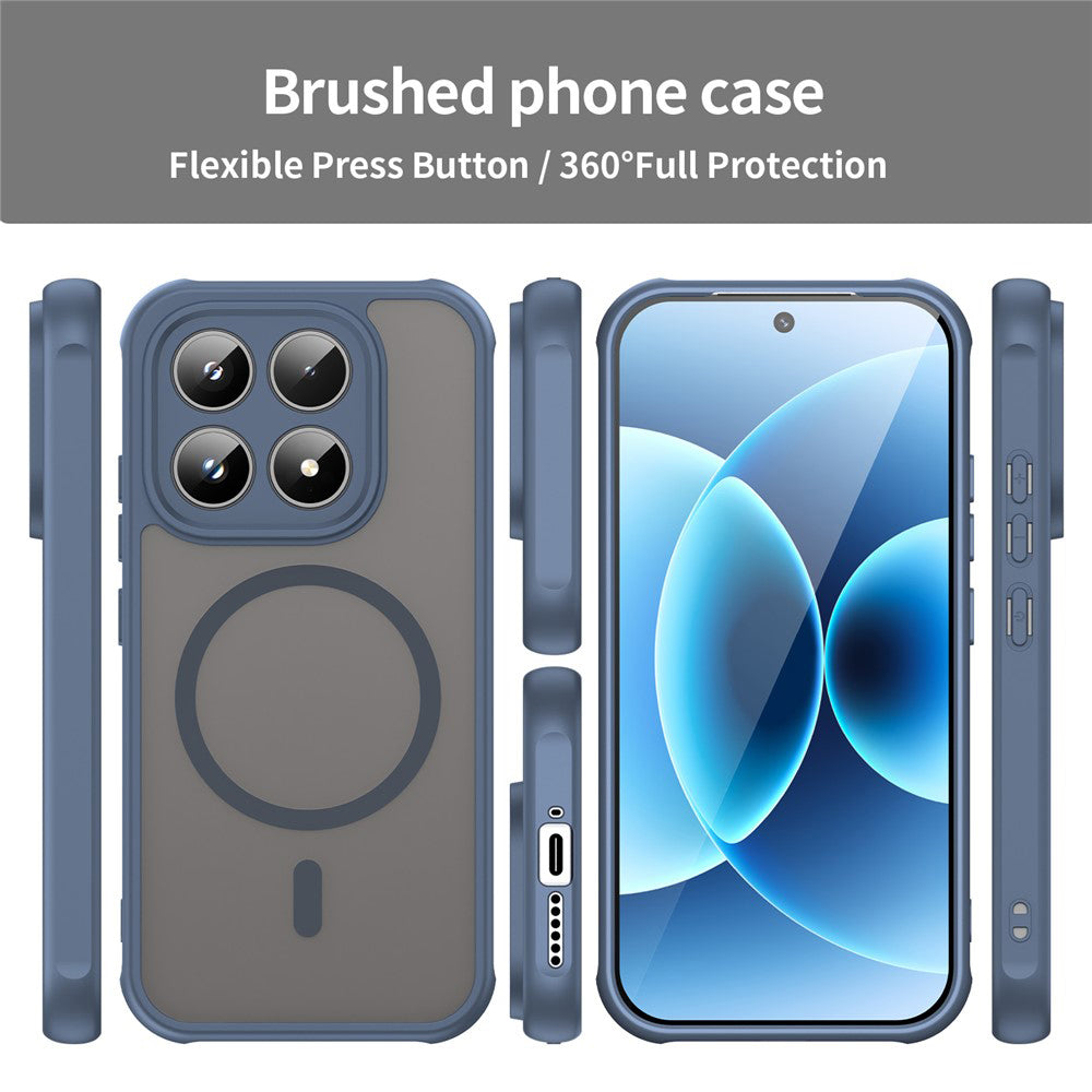 MagSafe puzdro pre Xiaomi 17T, Techsuit, HaloFrost II, Tmavomodrá