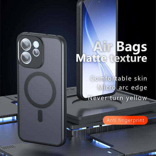 MagSafe puzdro pre Xiaomi 17T, Techsuit, PureFrost, Čierna saténová