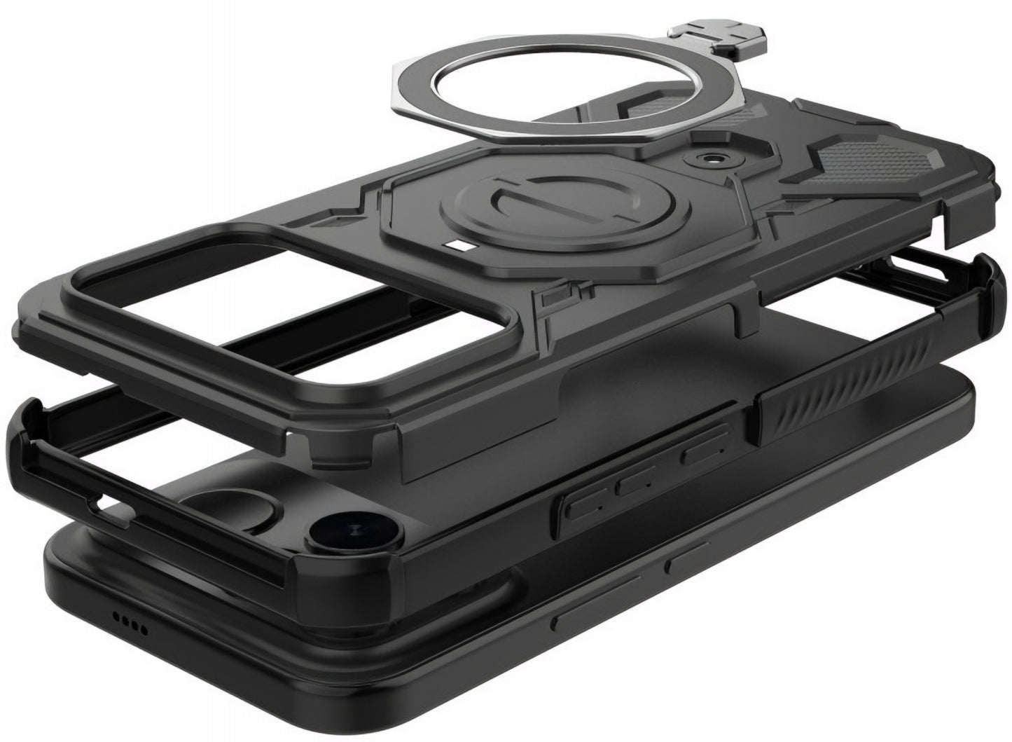 Puzdro MagSafe pre Xiaomi Poco F8 Ultra, Tech-Protect, TacticStand, Matná Čierna