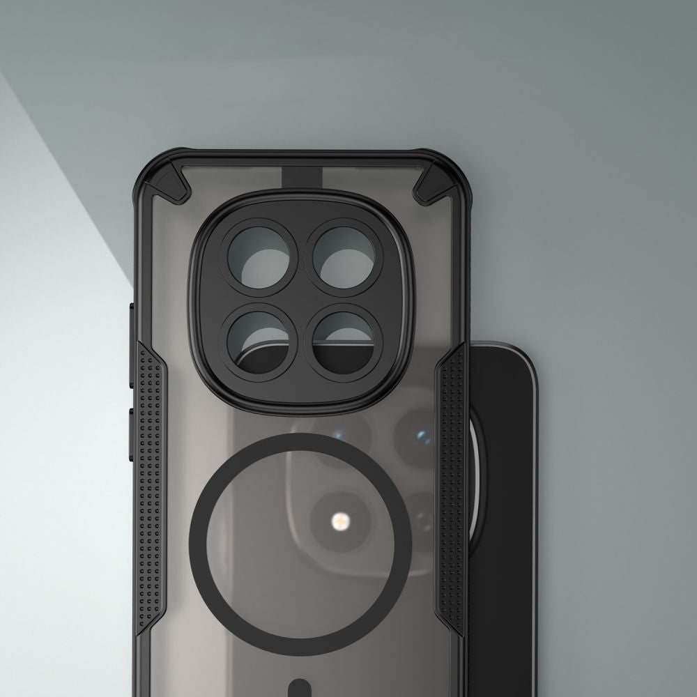 Puzdro MagSafe pre Xiaomi Poco M8 Pro / Redmi Note 15 Pro+ 5G, Tech-Protect, Rugged Shield, Čierne