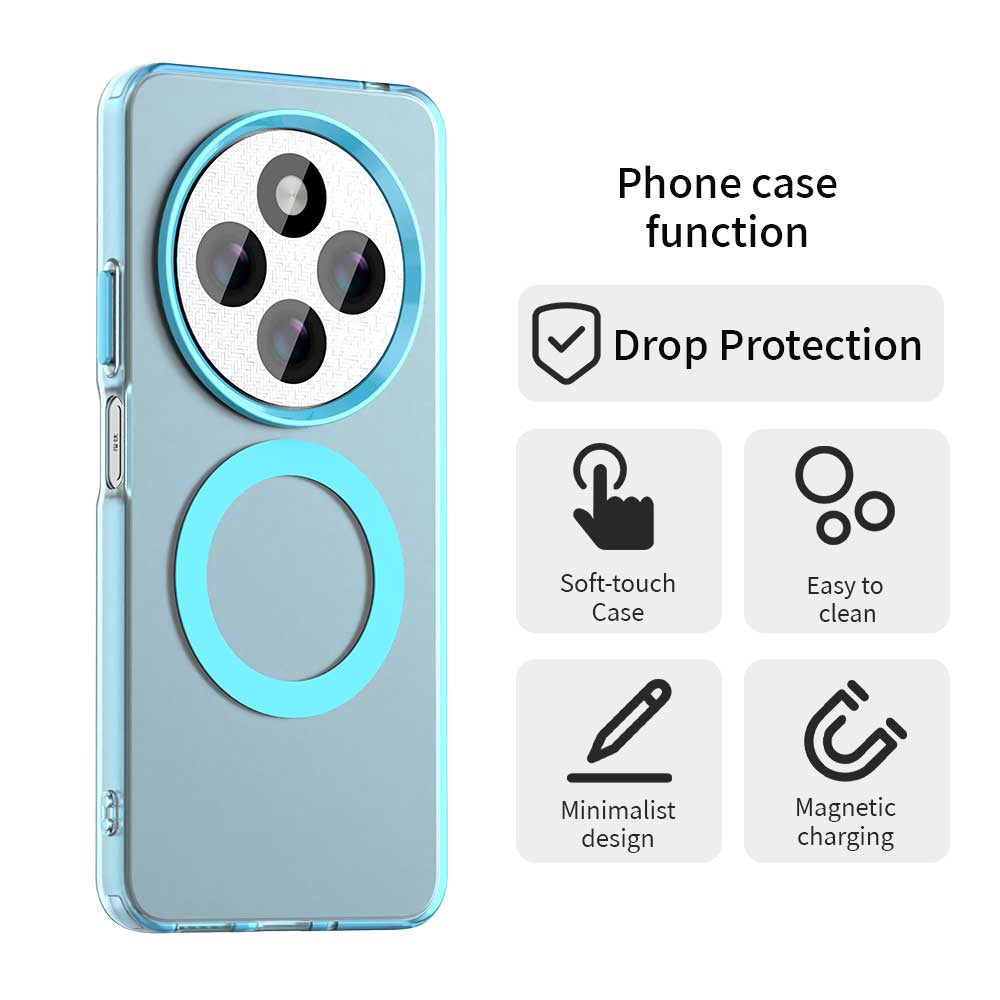 MagSafe puzdro pre Xiaomi Poco C75 / Redmi 14C, Techsuit, CandyCase, Modrá