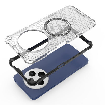 MagSafe puzdro pre Xiaomi Poco C75 / Redmi 14C, Techsuit, HoneyComb Shield, Biele