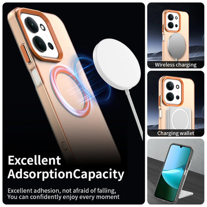 MagSafe puzdro pre Xiaomi Poco C85 4G / Redmi 15C 5G / 15C 4G, Techsuit, CandyCase, Oranžové
